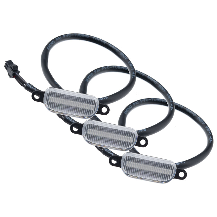 Oracle Lighting 5889-005-C Universal Pre-Runner Style LED Grill Light Kit (New Style) - Clear Lens - Truck Part Superstore