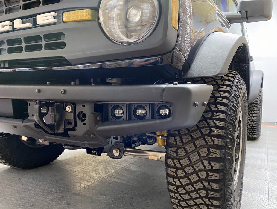 Oracle Lighting 5890-001 ORACLE Lighting 2021-2022 Ford Bronco Triple LED Fog Light Kit for Steel Bumper - Truck Part Superstore