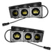 Oracle Lighting 5890-006 ORACLE Lighting 2021-2022 Ford Bronco Triple LED Fog Light Kit for Steel Bumper - Truck Part Superstore