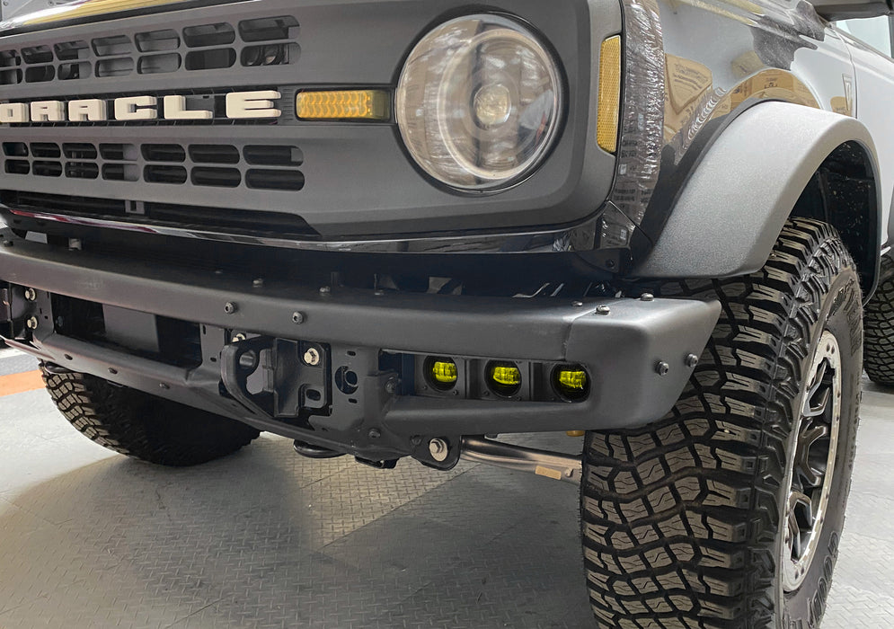 Oracle Lighting 5890-006 ORACLE Lighting 2021-2022 Ford Bronco Triple LED Fog Light Kit for Steel Bumper - Truck Part Superstore