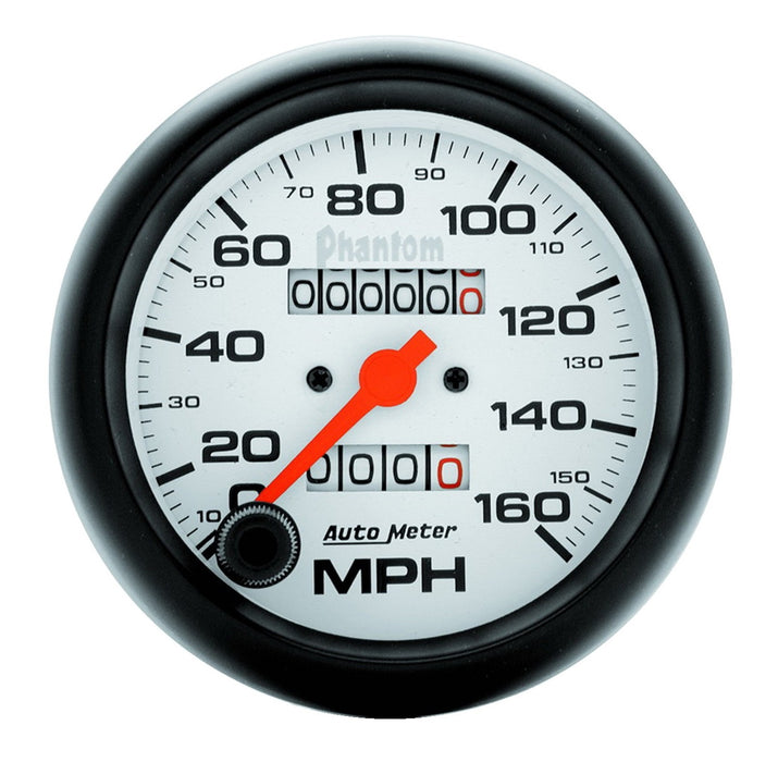 AutoMeter 5893 GAUGE; SPEEDOMETER; 3 3/8in.; 160MPH; MECHANICAL; PHANTOM - Truck Part Superstore