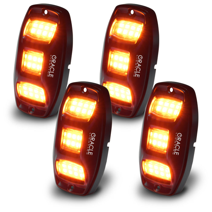 Oracle Lighting 5895-339 ORACLE Lighting ColorSHIFT RGB+W Underbody Wheel Well Rock Light Kit (4 PCS) - Truck Part Superstore