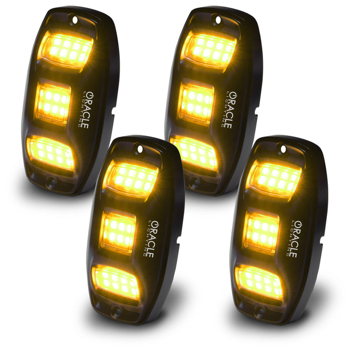 Oracle Lighting 5895-339 ORACLE Lighting ColorSHIFT RGB+W Underbody Wheel Well Rock Light Kit (4 PCS) - Truck Part Superstore