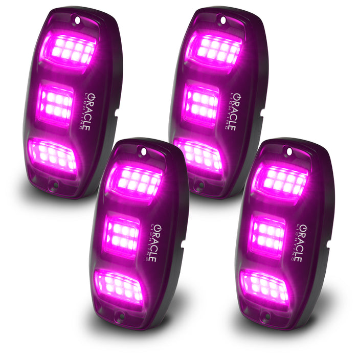 Oracle Lighting 5895-339 ORACLE Lighting ColorSHIFT RGB+W Underbody Wheel Well Rock Light Kit (4 PCS) - Truck Part Superstore