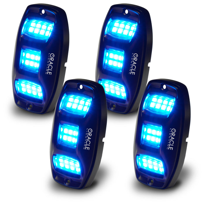 Oracle Lighting 5895-339 ORACLE Lighting ColorSHIFT RGB+W Underbody Wheel Well Rock Light Kit (4 PCS) - Truck Part Superstore