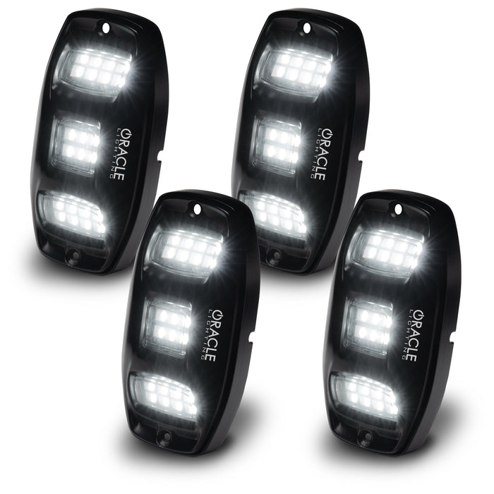 Oracle Lighting 5895-339 ORACLE Lighting ColorSHIFT RGB+W Underbody Wheel Well Rock Light Kit (4 PCS) - Truck Part Superstore
