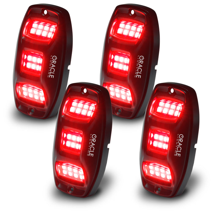 Oracle Lighting 5895-339 ORACLE Lighting ColorSHIFT RGB+W Underbody Wheel Well Rock Light Kit (4 PCS) - Truck Part Superstore