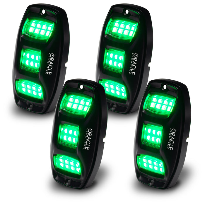 Oracle Lighting 5895-339 ORACLE Lighting ColorSHIFT RGB+W Underbody Wheel Well Rock Light Kit (4 PCS) - Truck Part Superstore