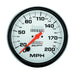AutoMeter 5896 GAUGE; SPEEDOMETER; 5in.; 200MPH; MECHANICAL; PHANTOM - Truck Part Superstore