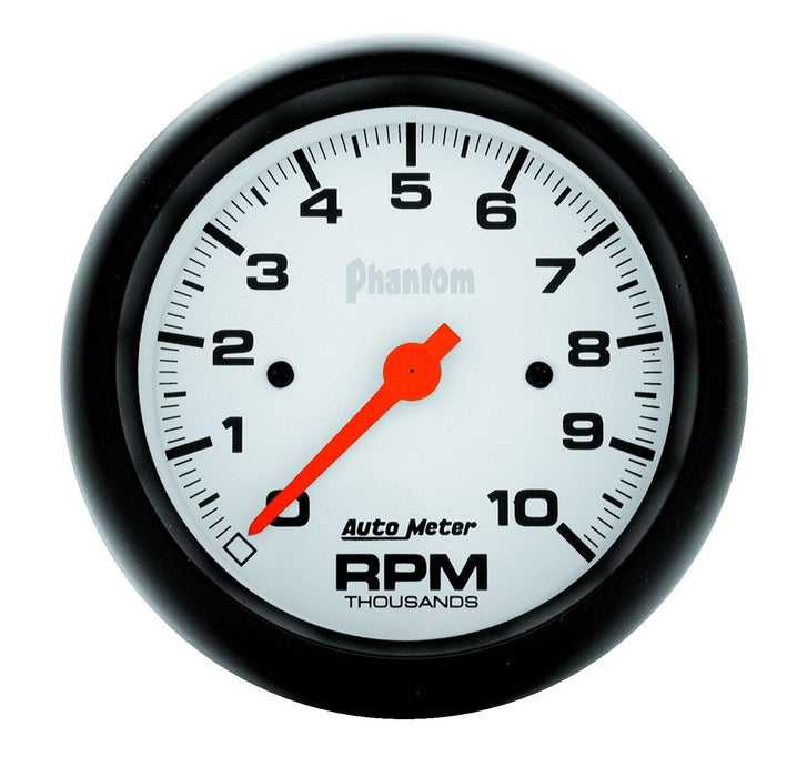 AutoMeter 5897 GAUGE; TACHOMETER; 3 3/8in.; 10K RPM; IN-DASH; PHANTOM - Truck Part Superstore