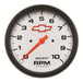 AutoMeter 5898-00406 GAUGE; TACHOMETER; 5in.; 10K RPM; IN-DASH; CHEVY RED BOWTIE; WHITE - Truck Part Superstore
