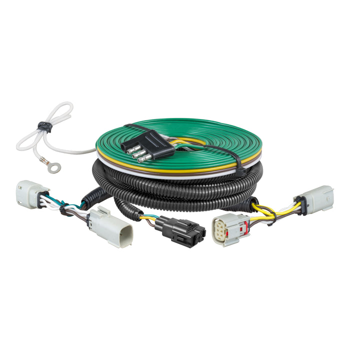 CURT 58983 Custom Towed-Vehicle RV Wiring Harness; Select Lincoln Aviator - Truck Part Superstore