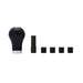 Mishimoto MMSK-TDP-BK Teardrop Shift Knob - Black, White - Truck Part Superstore
