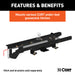 CURT 60657 Double Lock Gooseneck Install Brackets; Select Dodge; Ram 1500; w/Coil Springs - Truck Part Superstore