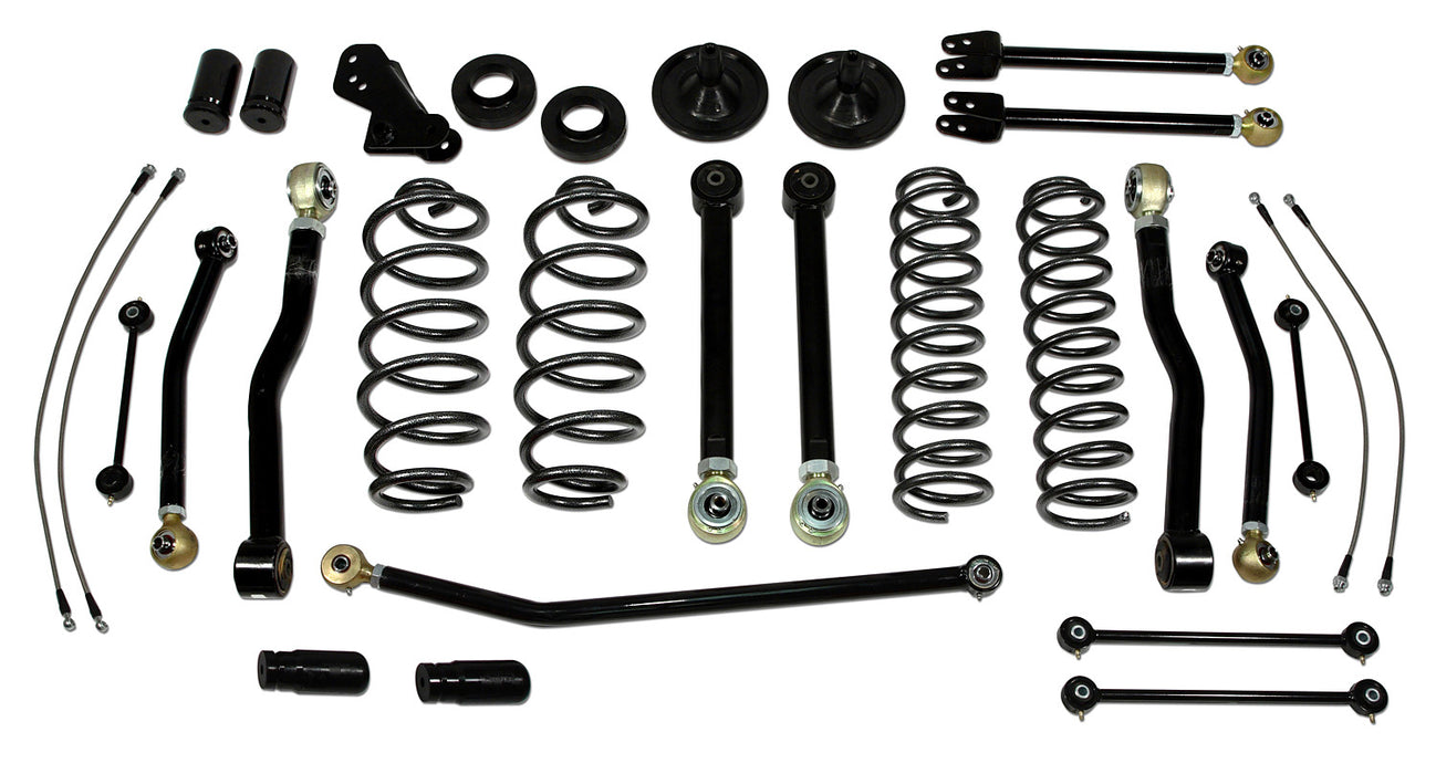 Tuff Country 44002 4 Inch Lift Kit 07-18 Jeep Wrangler JK 4 Door Only Performance Lift Kit EZ-Flex Tuff Country - Truck Part Superstore
