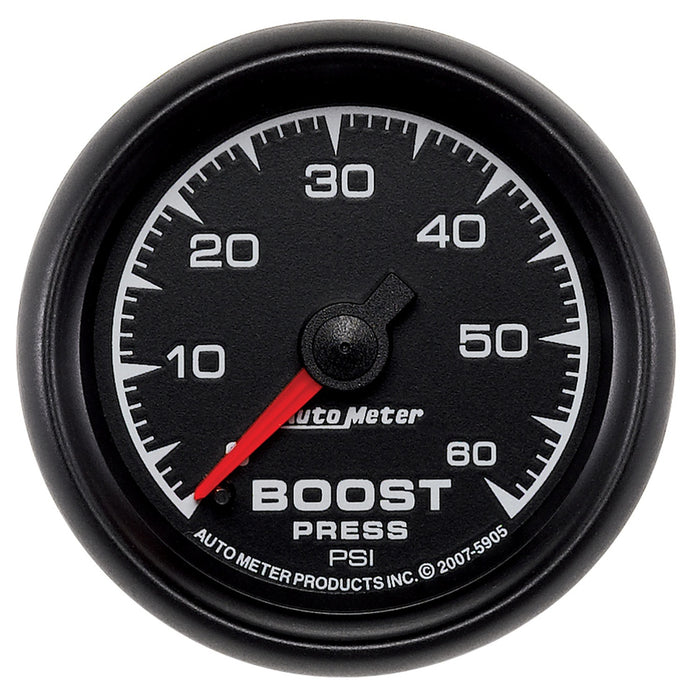 AutoMeter 5905 GAUGE; BOOST; 2 1/16in.; 60PSI; MECHANICAL; ES - Truck Part Superstore