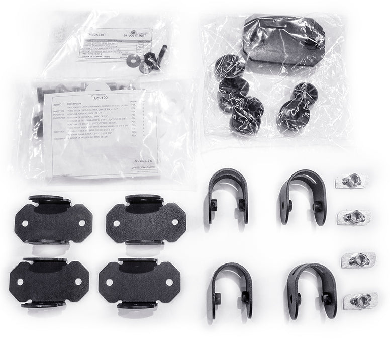 Go Rhino 5910000T SRM Rack Mounting Kit - Adjustable Multi-Axis Mount - Truck Part Superstore