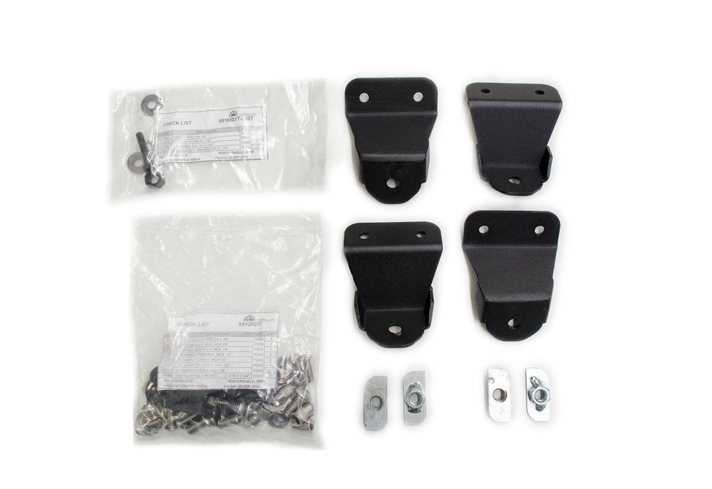 Go Rhino 5910001T SRM Rack Mounting Kit - Fixed Mount - Truck Part Superstore