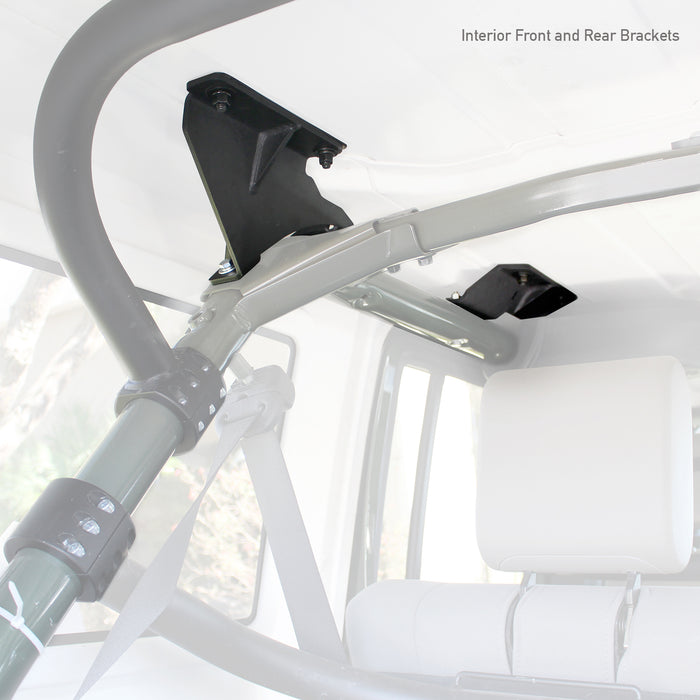 Go Rhino 5910013T SRM Roll Bar Mounting Kit - Jeep JKU Mount - Truck Part Superstore