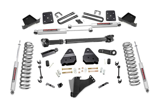Rough Country 50621 4.5 Inch Suspension Lift Kit w/Front Drive Shaft 17-19 F-250/350 4WD 4 Inch Axle Diesel Rough Country - Truck Part Superstore