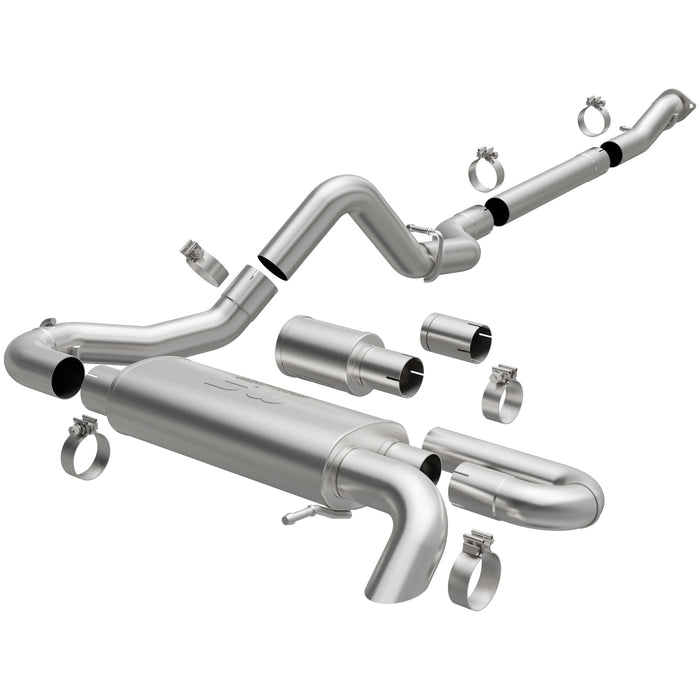 MagnaFlow Exhaust Products 19556 Overland Series Stainless Cat-Back System - Truck Part Superstore
