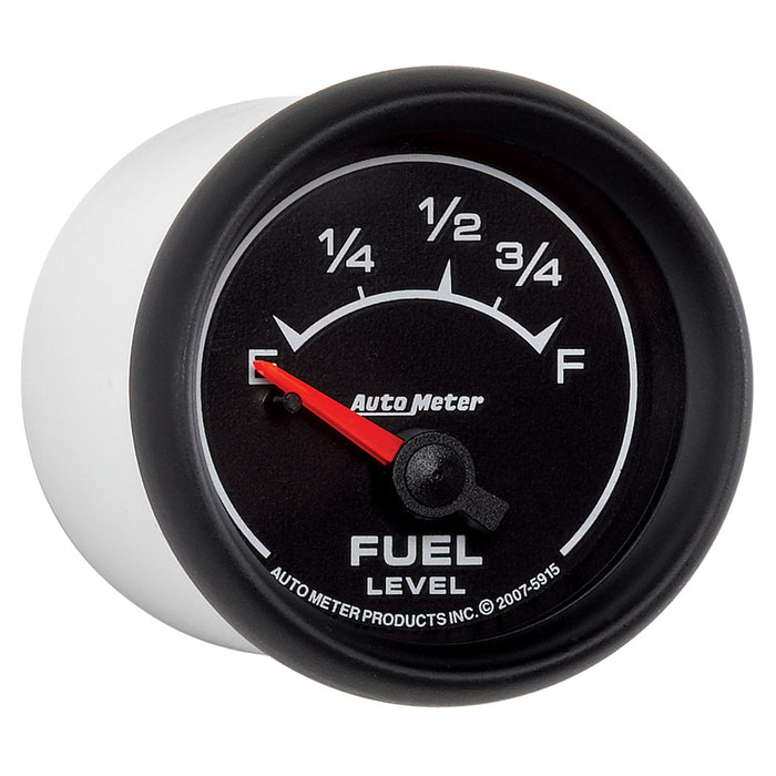 AutoMeter 5915 GAUGE; FUEL LEVEL; 2 1/16in.; 73OE TO 10OF; ELEC; ES - Truck Part Superstore