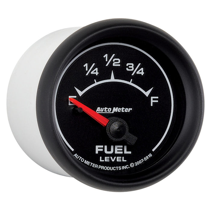 AutoMeter 5916 GAUGE; FUEL LEVEL; 2 1/16in.; 240OE TO 33OF; ELEC; ES - Truck Part Superstore