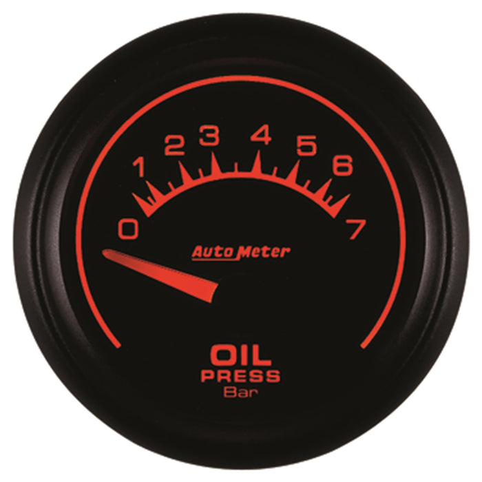 AutoMeter 5927-M GAUGE; OIL PRESSURE; 2 1/16in.; 7 BAR; ELECTRIC; ES - Truck Part Superstore