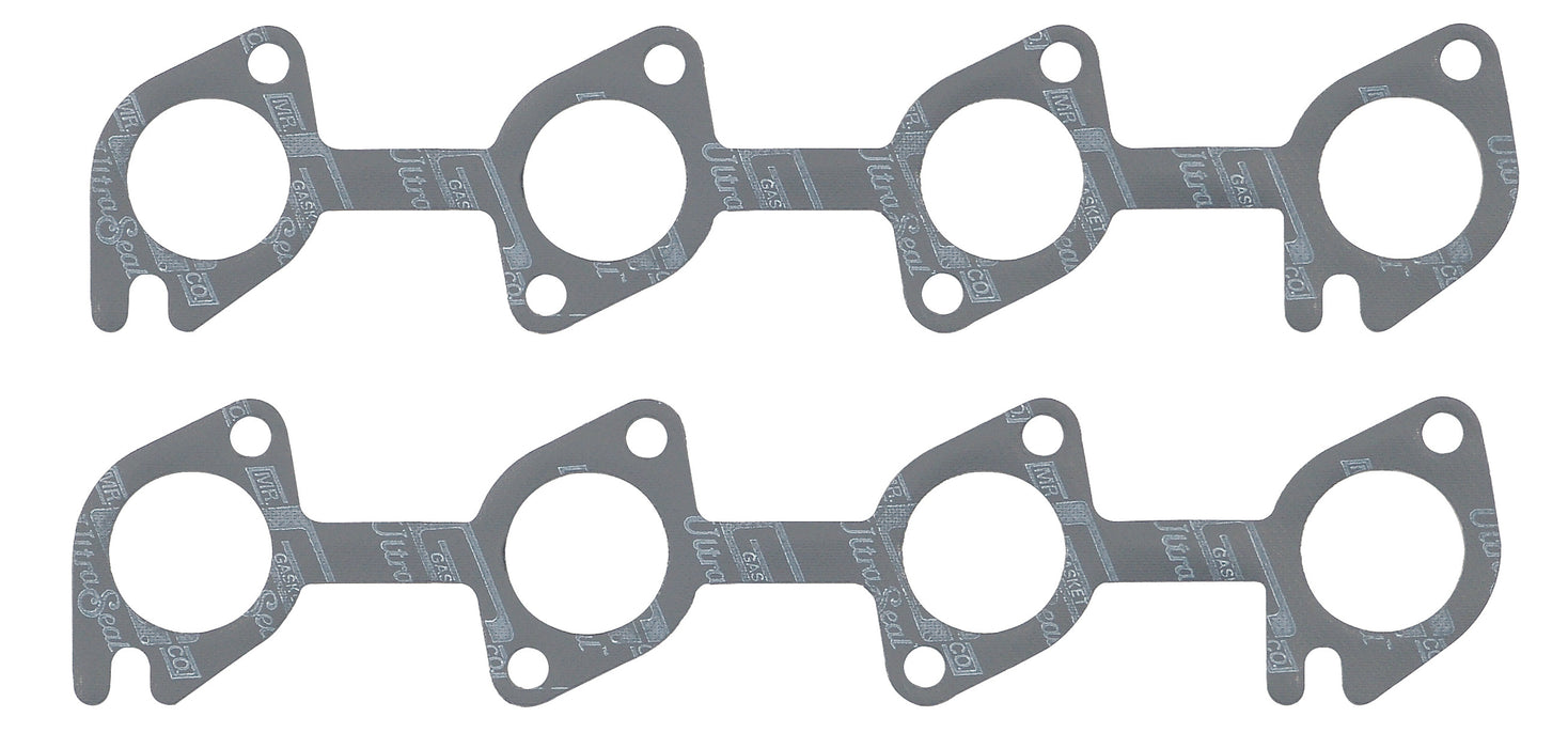 Mr Gasket 5927 Ultra Seal Exhaust Gasket Set; Round Port Shape; Port Diameter 1.63 in.; - Truck Part Superstore