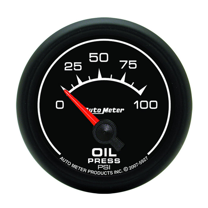 AutoMeter 5927 GAUGE; OIL PRESSURE; 2 1/16in.; 100PSI; ELECTRIC; ES - Truck Part Superstore