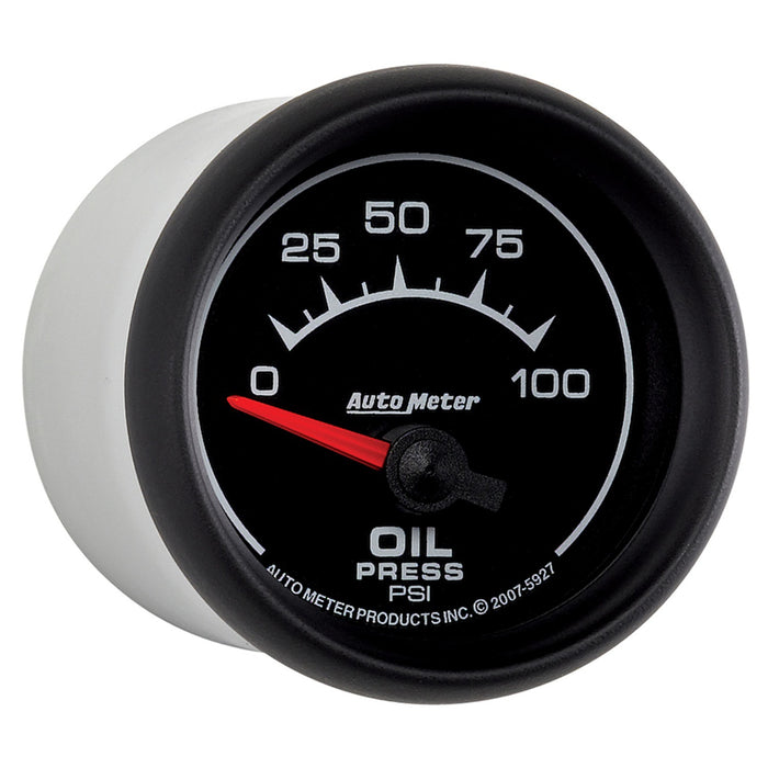 AutoMeter 5927 GAUGE; OIL PRESSURE; 2 1/16in.; 100PSI; ELECTRIC; ES - Truck Part Superstore