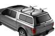 Thule 29200XT TracRac Cap; 5.5 in. Height: 65 In. Length; Black/Silver; - Truck Part Superstore