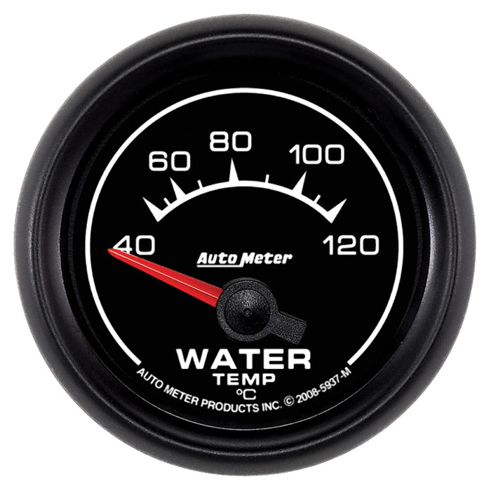 AutoMeter 5937-M GAUGE; WATER TEMP; 2 1/16in.; 40-120deg.F; ELECTRIC; ES - Truck Part Superstore