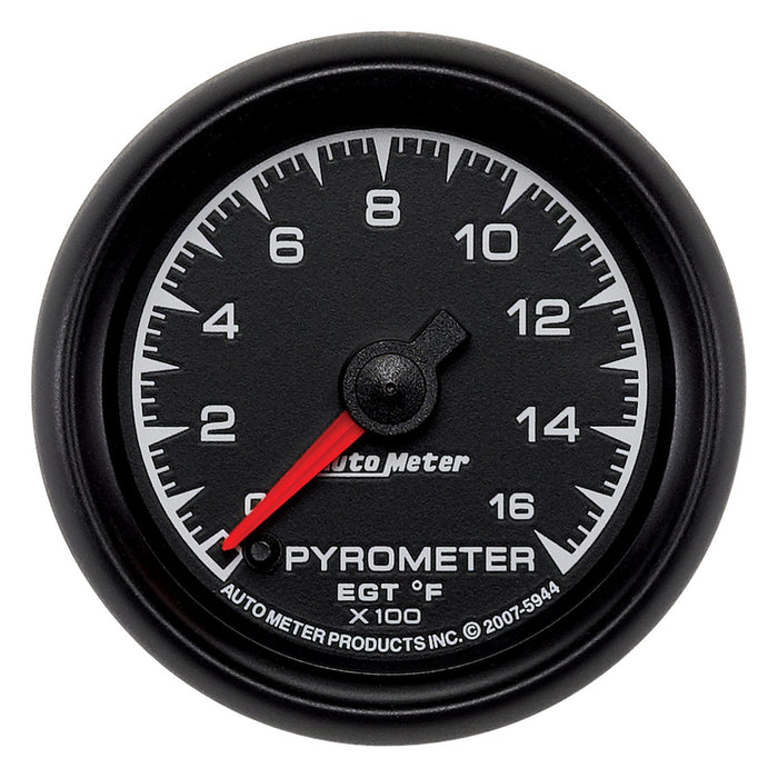 AutoMeter 5944 GAUGE; PYROMETER (EGT); 2 1/16in.; 1600deg.F; DIGITAL STEPPER MOTOR; ES - Truck Part Superstore