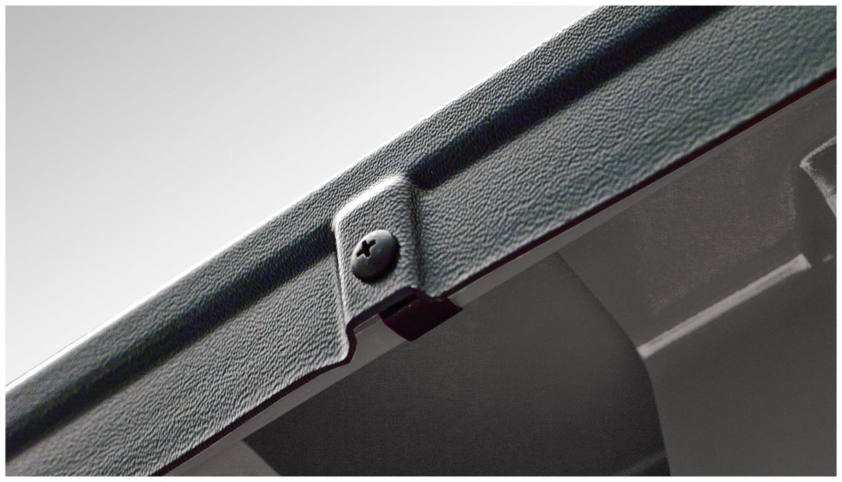 Bushwacker 59507 Ultimate DiamondBack™ Bed Rail Cap; OE Matte Black; w/o Stake Pocket; - Truck Part Superstore