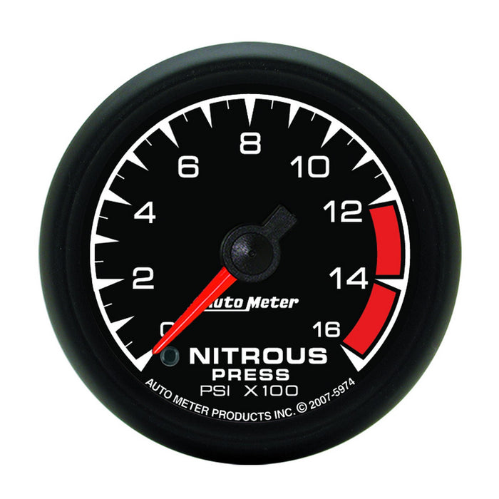 AutoMeter 5974 GAUGE; NITROUS PRESSURE; 2 1/16in.; 1600PSI; DIGITAL STEPPER MOTOR; ES - Truck Part Superstore