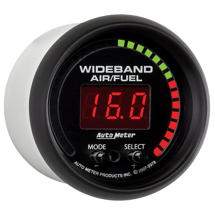 AutoMeter 5978 GAUGE; AIR/FUEL RATIO-PRO; 2 1/16in.; 10:1-20:1; DIGITAL W/PEAK/WARN; ES - Truck Part Superstore