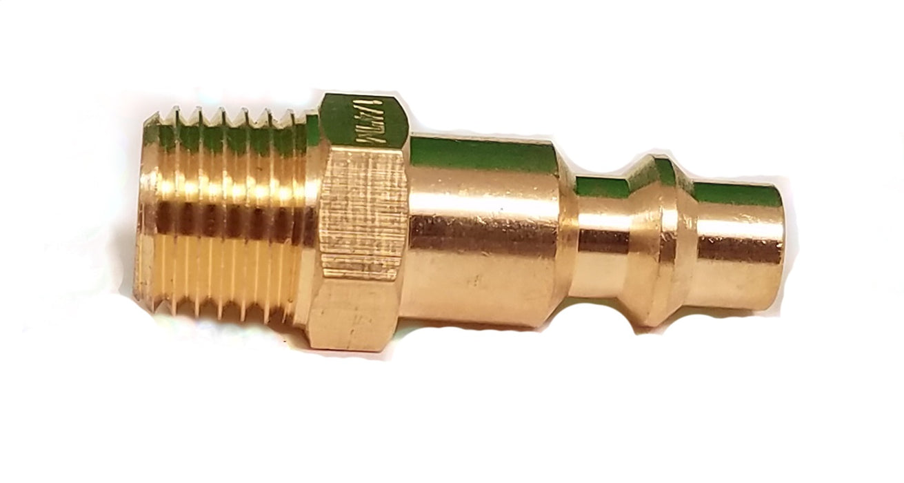 Kleinn Automotive Air Horns 59815 Quick Connect Stud; Nickel Plated Brass; 1/4 in.; Male; - Truck Part Superstore