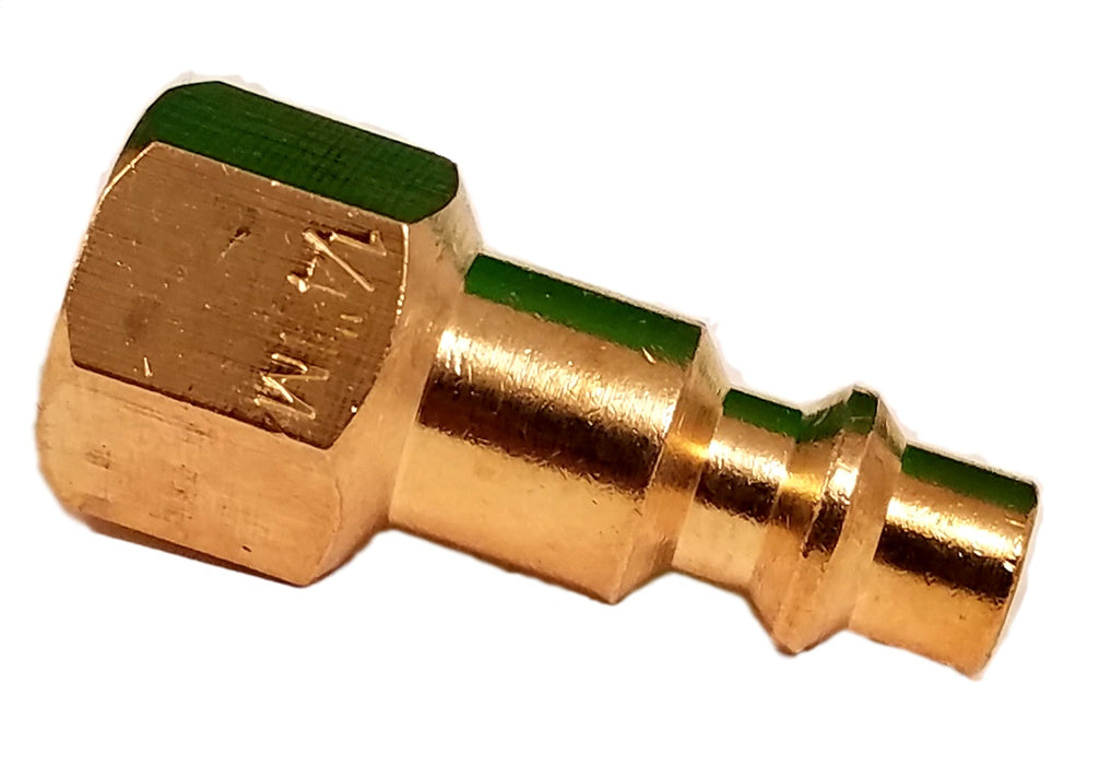 Kleinn Automotive Air Horns 59818 Quick Connect Stud; Nickel Plated Brass; 1/4 in.; Female; - Truck Part Superstore