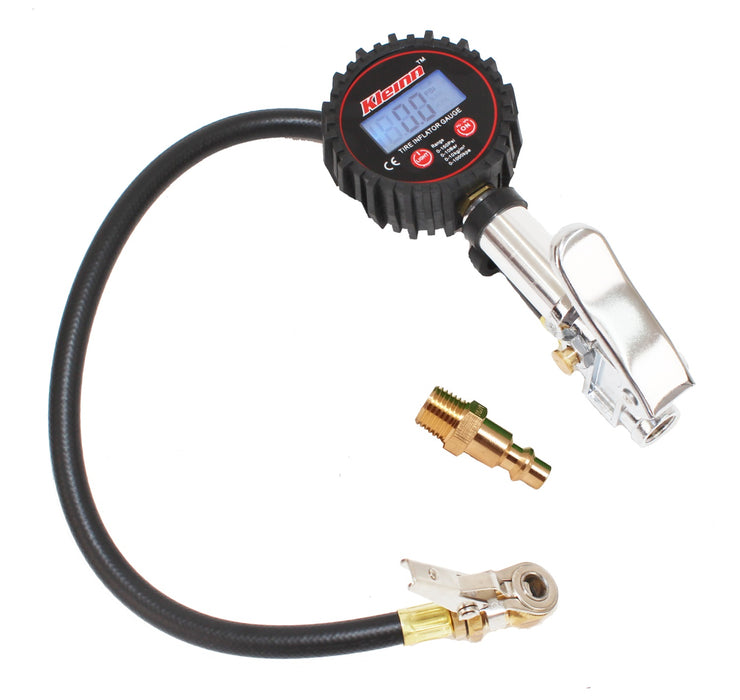 Kleinn Automotive Air Horns 59830 Tire Inflator; w/30 ft Coiled Hose And 160 PSI Gauge/Pressure Relief; - Truck Part Superstore