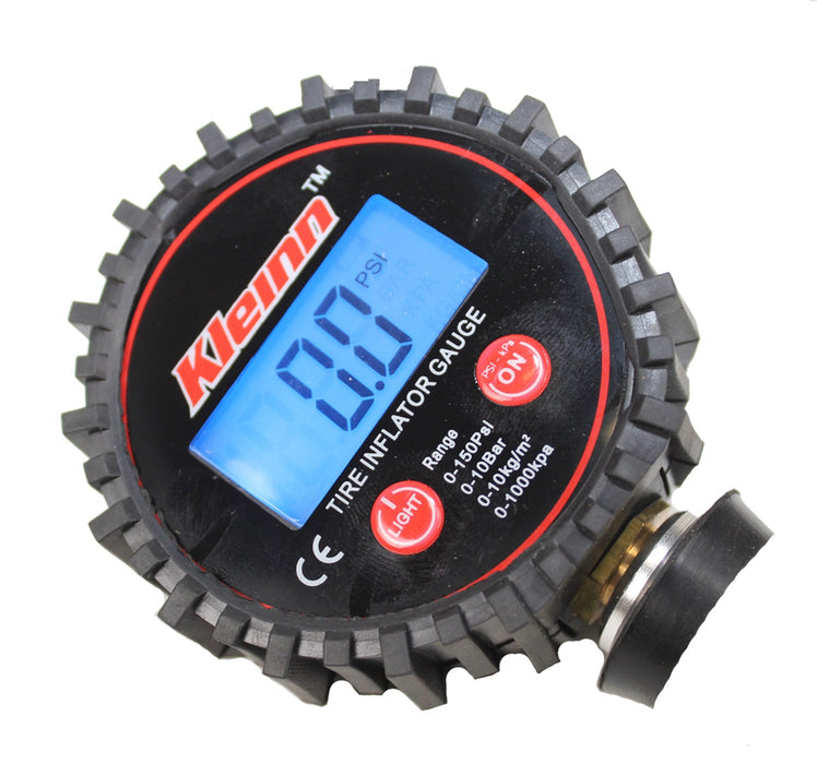 Kleinn Automotive Air Horns 59830 Tire Inflator; w/30 ft Coiled Hose And 160 PSI Gauge/Pressure Relief; - Truck Part Superstore
