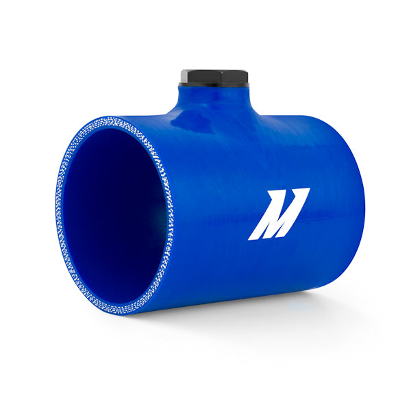 Mishimoto MMCP-30NPTBL Silicone Coupler, 3.0-in w/ 1/8-in NPT Bung - Truck Part Superstore