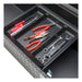 UWS TBS-69-MB Matte Black Aluminum 69in. Crossover Truck Tool Box (LTL Shipping Only) - Truck Part Superstore