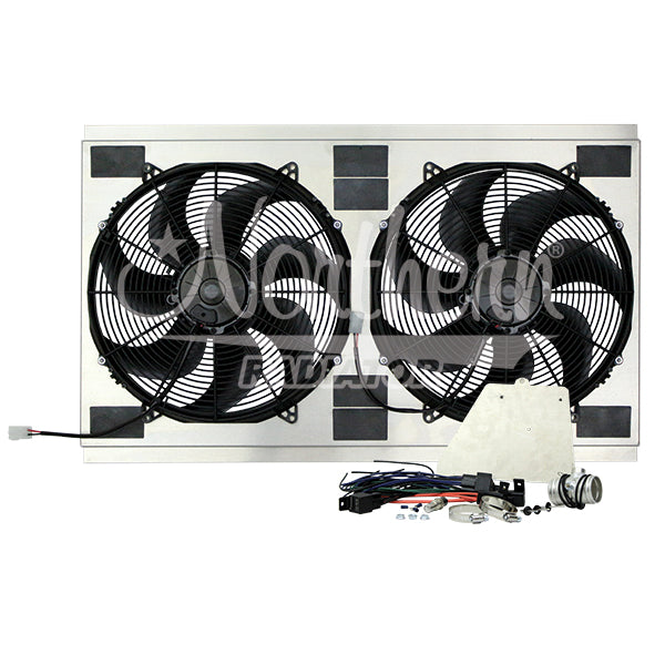 Northern Radiator Z40122 Auxiliary Engine Cooling Fan Assembly - Truck Part Superstore