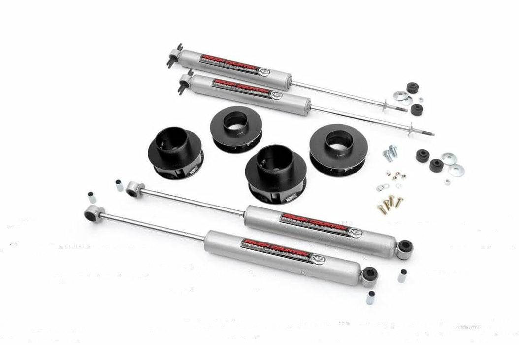 Rough Country 69530 2 Inch Jeep Suspension Lift Kit Preminum N3 Shocks 99-04 4WD Jeep Grand Cherokee WJ Rough Country - Truck Part Superstore