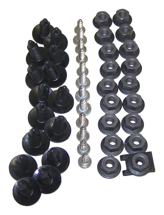 Crown Automotive Jeep Replacement 5AGFRKIT Fender Flare Hardware Kit - Truck Part Superstore