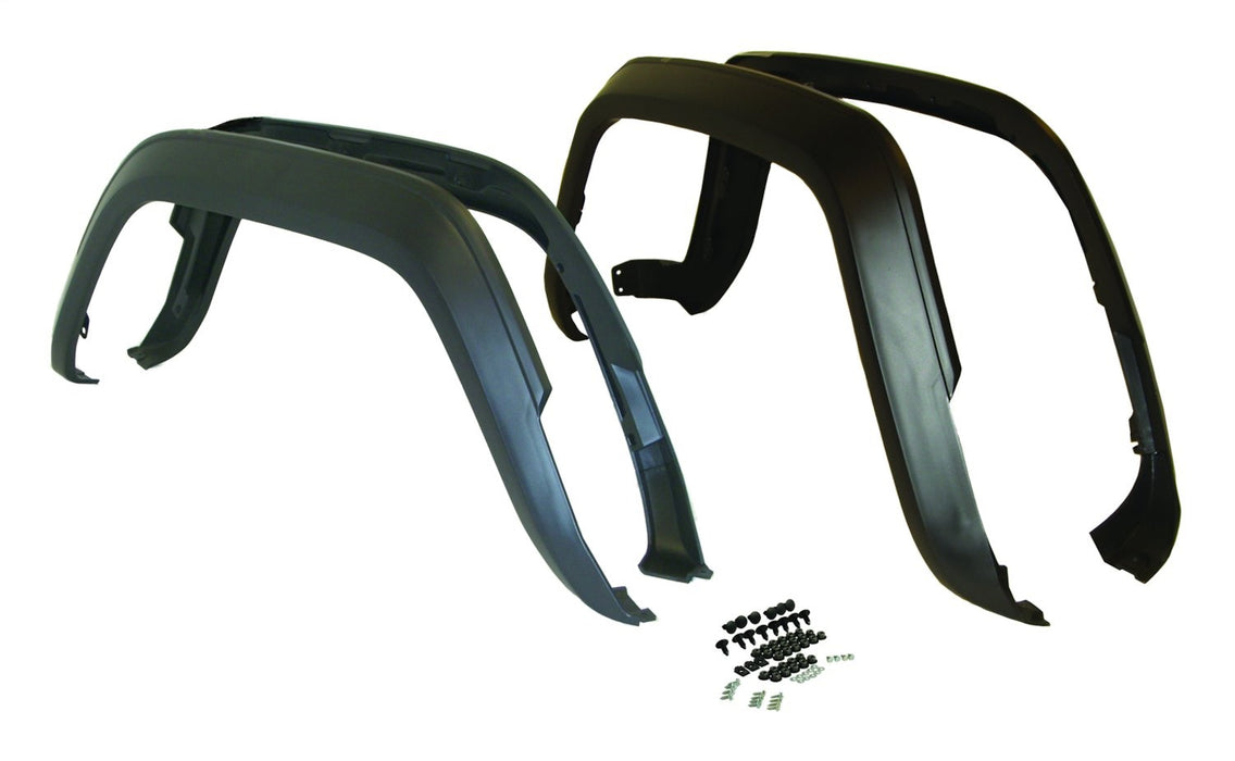Crown Automotive Jeep Replacement 5AGK Fender Flare Kit; Incl. Hardware; Flat Black; - Truck Part Superstore