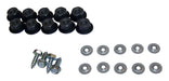 Crown Automotive Jeep Replacement 5AGRRKIT Fender Flare Hardware Kit; Rear; Incl. 10 Push-On Nuts/10 Nuts/4 Screws; - Truck Part Superstore
