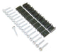 Crown Automotive Jeep Replacement 5AHFRKIT Fender Flare Hardware Kit; Front; Incl. 16 Screws/16 Nuts; - Truck Part Superstore