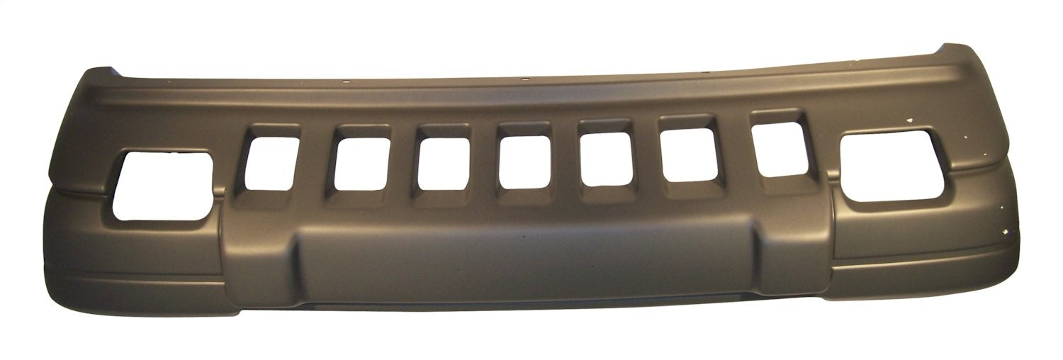 Crown Automotive Jeep Replacement 5DN63SS5 Front Bumper Fascia; Gray; Textured; w/Laredo Package w/Fog Lamps; - Truck Part Superstore